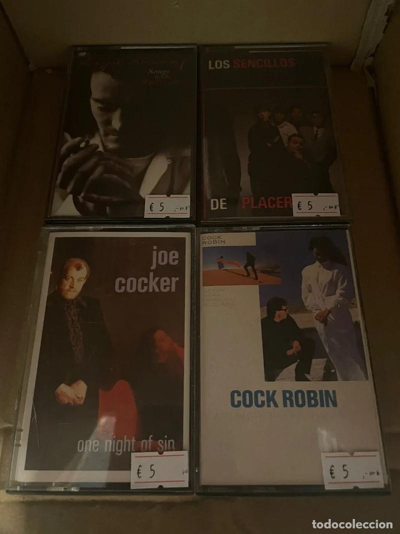 Cassette antiche: Lotes de Cassettes: Joe Cocker, Cock Robin, etc.