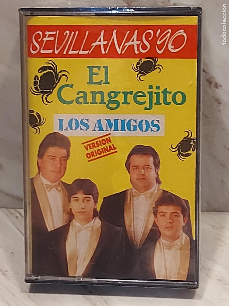 Casetes antiguos: LOS AMIGOS | EL CANGREJITO | SEVILLANAS &rsquo;96 | CASETE MC-PERFIL MC-1234 | PRECINTADO
