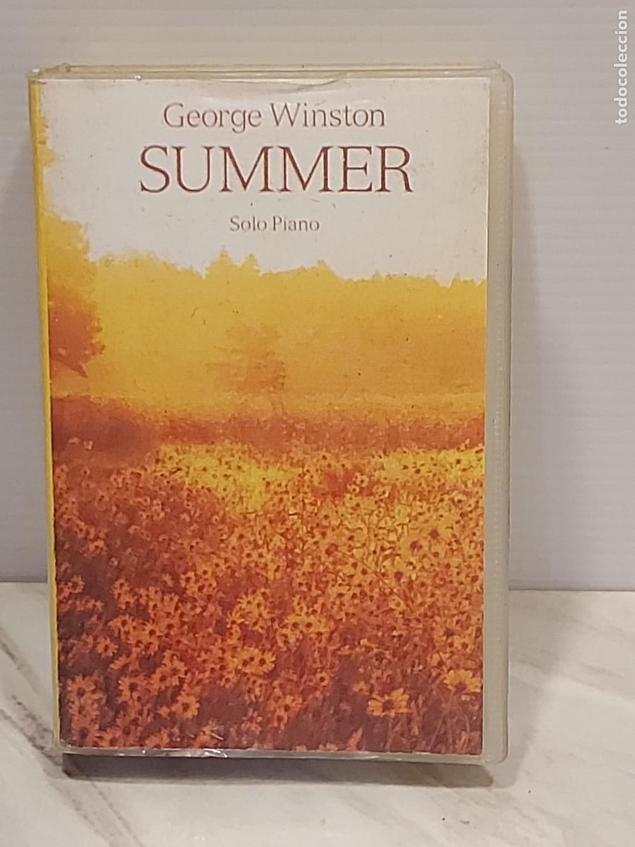 Alte Kassetten: GEORGE WINSTON | SUMMER - SOLO PIANO | CASSETTE EDICI&Oacute;N INDIA | CRESCENDO WINDHAM HILL | 1994