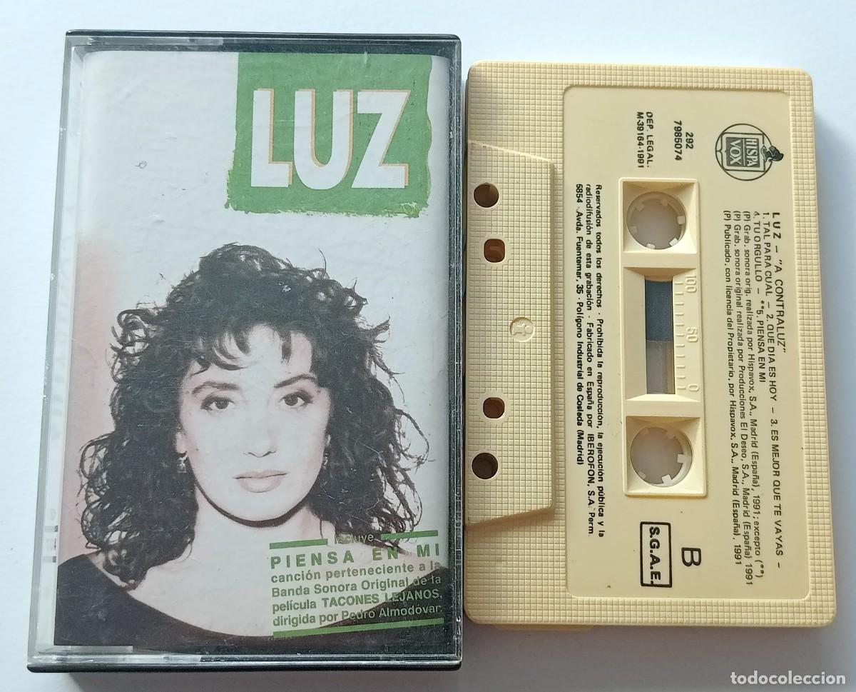 Casetes antiguos: CASSETTE LUZ CASAL - A CONTRALUZ