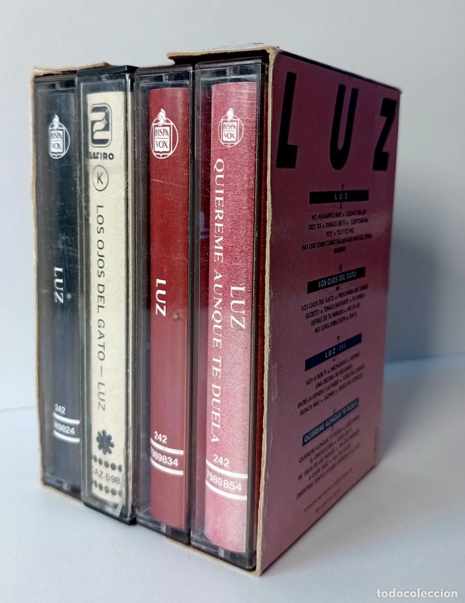 Casetes antiguos: LUZ CASAL BOX SET CASSETTES - Foto 2