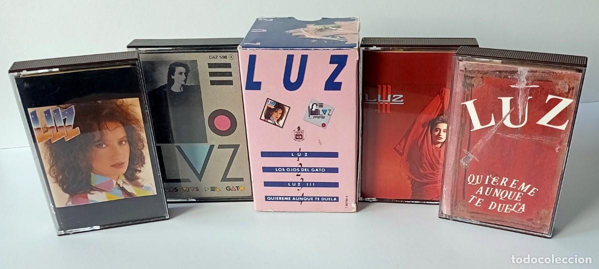 Casetes antiguos: LUZ CASAL BOX SET CASSETTES - Foto 3