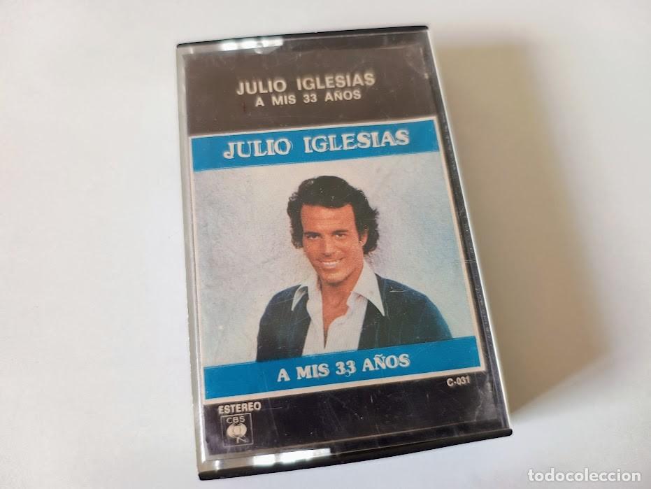 Casetes antiguos: Julio Iglesias A Mis 33 A&ntilde;os Cassette Edici&oacute;n Argentina 1977 (FREE SHIPPING)
