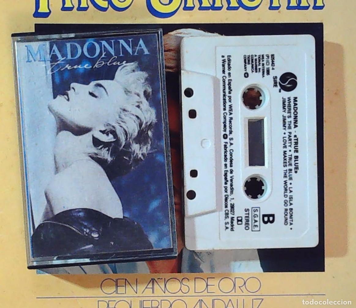 Casetes antiguos: caset casette madonna true blue edicion espa&ntilde;ola