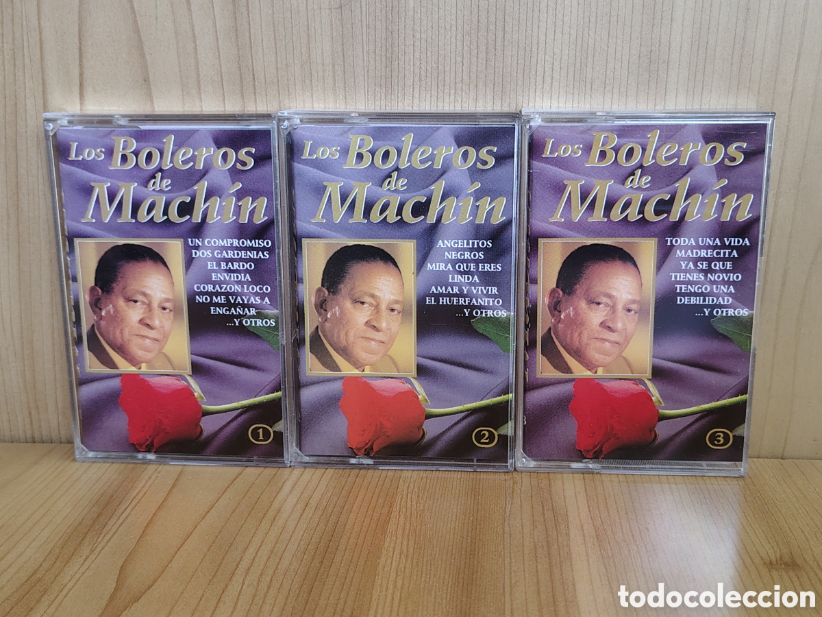 Casetes antiguos: Los Boleros de Mach&iacute;n - 3 casetes 1993