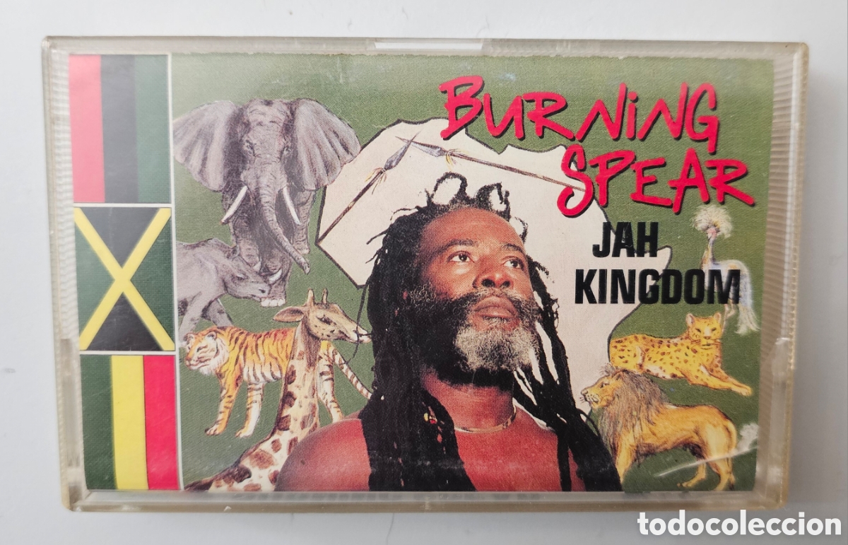 Casetes antiguos: CASSETTE BURNING SPEAR - Jah kingdom (Francia - Island - 1991) Roots Reggae RARA EDICION FRANCESA