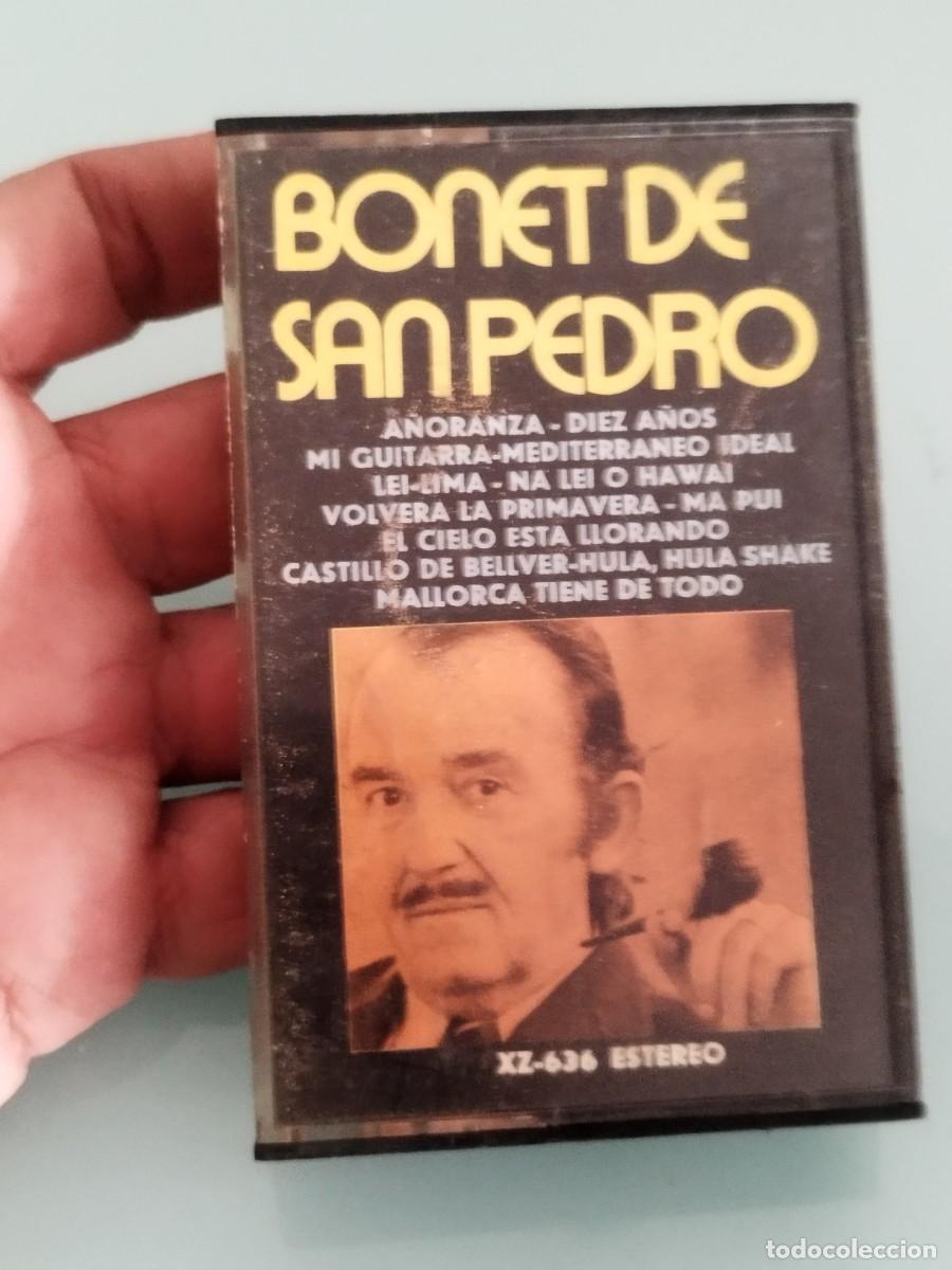 Casetes antiguos: Bonet de San Pedro. Solo caja y car&aacute;tula. Son cinta casete.