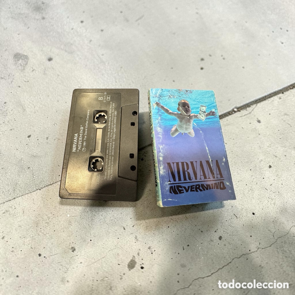 Casetes antiguos: Cassette Nirvana Nevermind