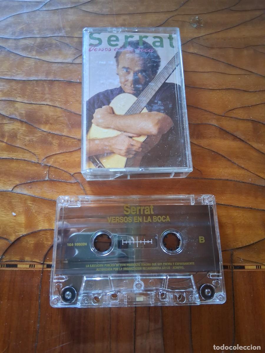 Casetes antiguos: Cinta de m&uacute;sica casete Joan Manuel Serrat Versos en la boca