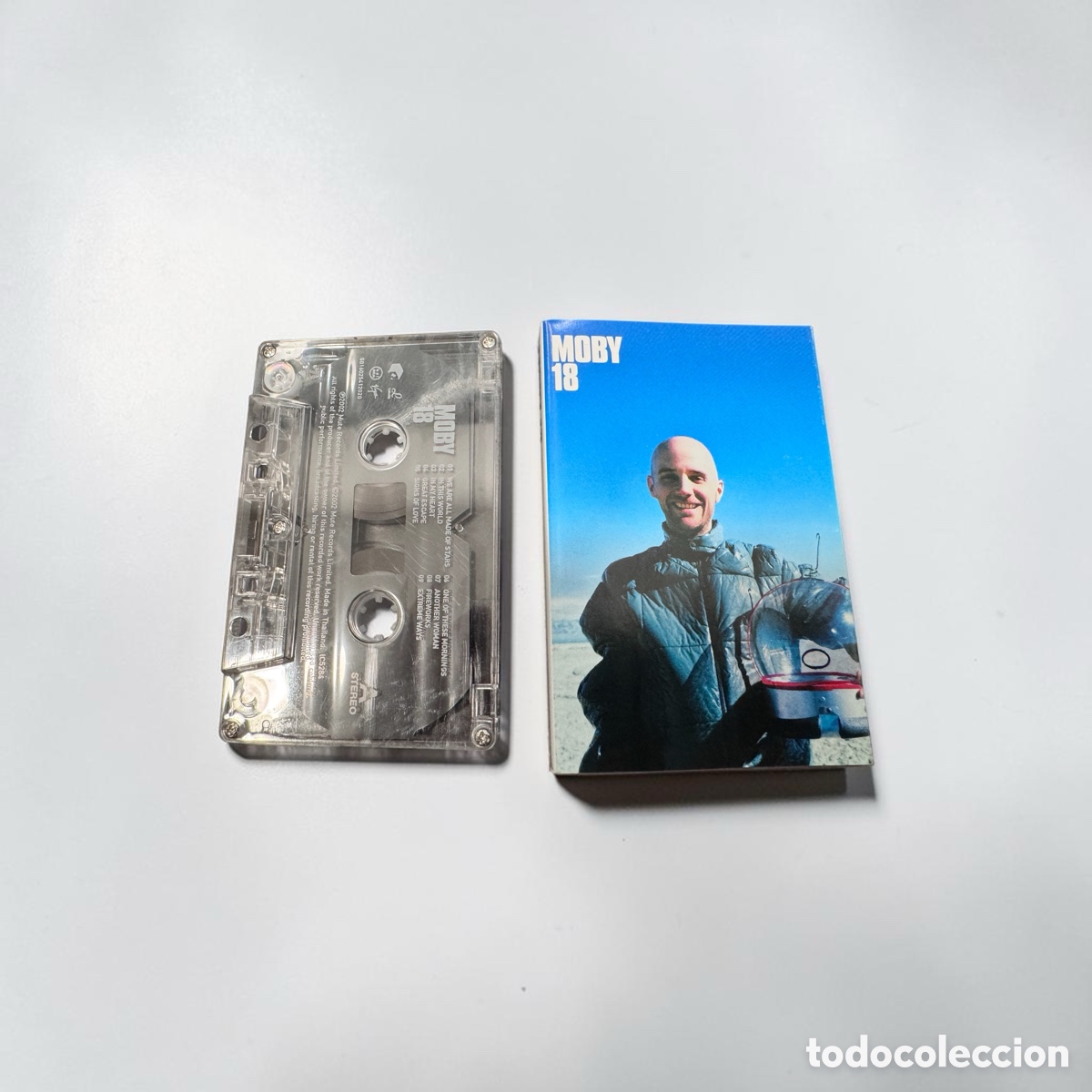 Casetes antiguos: Cassette de m&uacute;sica Moby 18