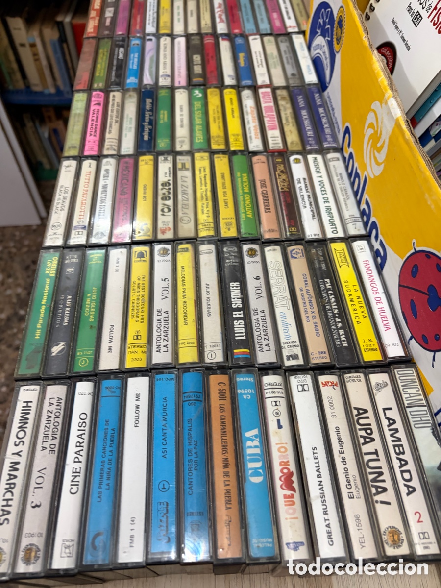 Casetes antiguos: Lote de m&aacute;s de 100 casetes originales: mecano adagio Jos&eacute; carreras Pau casals