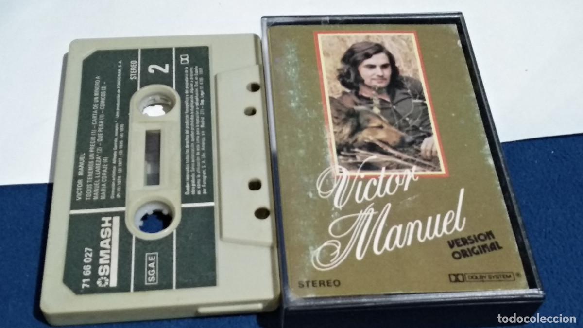 Casetes antiguos: VICTOR MANUEL / MAR&Iacute;A CORAJE - 1981 SMASH - CASETE CINTA CASSETTE