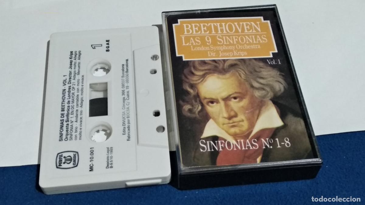 Casetes antiguos: BEETHOVEN / 9 SINFONIAS - 1989 PERFIL - CASETE CINTA CASSETTE