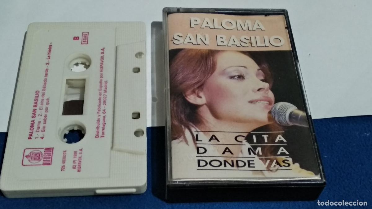 Casetes antiguos: PALOMA SAN BASILIO / DAMA - 1986 DIFUSION - CASETE CINTA CASSETTE