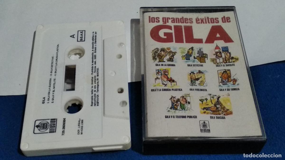 Casetes antiguos: LOS GRANDES &Eacute;XITOS DE GILA - 1986 DIFUSION - CASETE CINTA CASSETTE