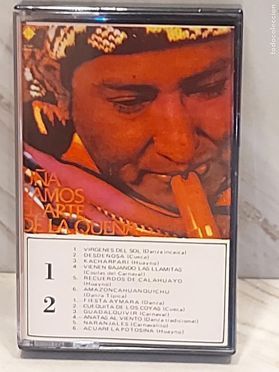 Casetes antiguos: U&Ntilde;A RAMOS | EL ARTE DE LA QUENA | CASETE PER&Uacute; | SONO RADIO CS-154 | EDICI&Oacute;N PERUANA