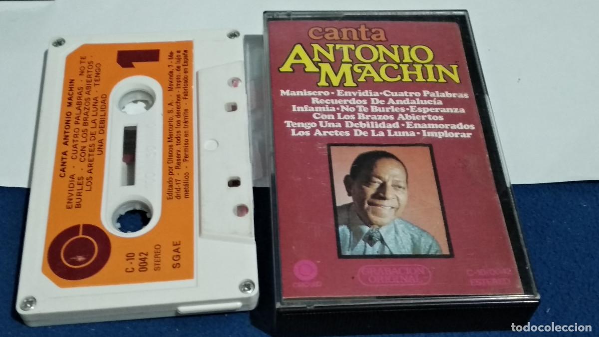 Casetes antiguos: CANTA ANTONIO MACHIN / TENGO UNA DEBILIDAD - 1978 DISCOS MERCURIO - CASETE CINTA CASSETTE