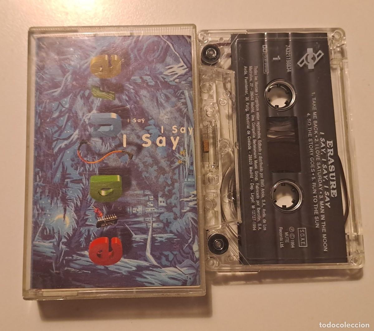 Casetes antiguos: CINTA DE CASSETE ERASURE - I SAY ISAY - A&Ntilde;O 1994