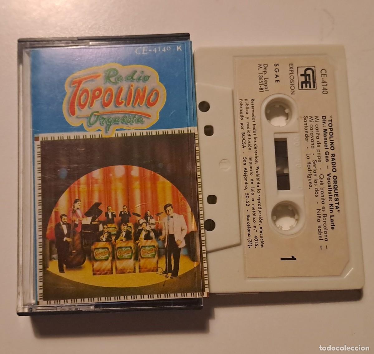 Casetes antiguos: CINTA DE CASSETE RADIO TOPOLINO ORQUESTA - A&Ntilde;O 1981