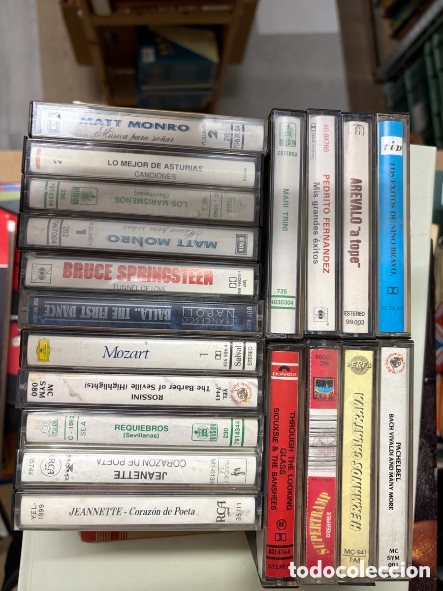 Casetes antiguos: Lote de 150 casetes originales m&uacute;sica espa&ntilde;ola, canto gregoriano, cl&aacute;sica, zarzuela, flamenco copla