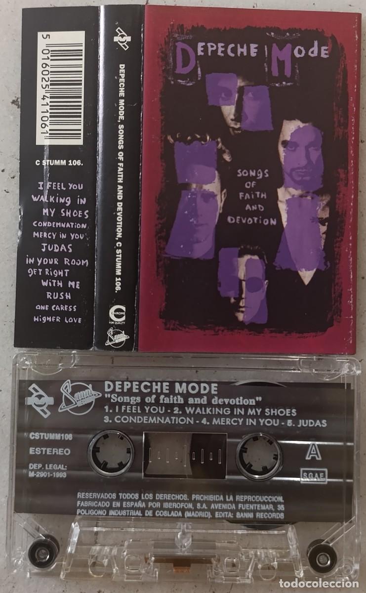 Cassetes antigas: DEPECHE MODE &ndash; MUSIC FOR THE MASSES CASSETTE ESPA&Ntilde;OL - MUY DIFICIL DE VER