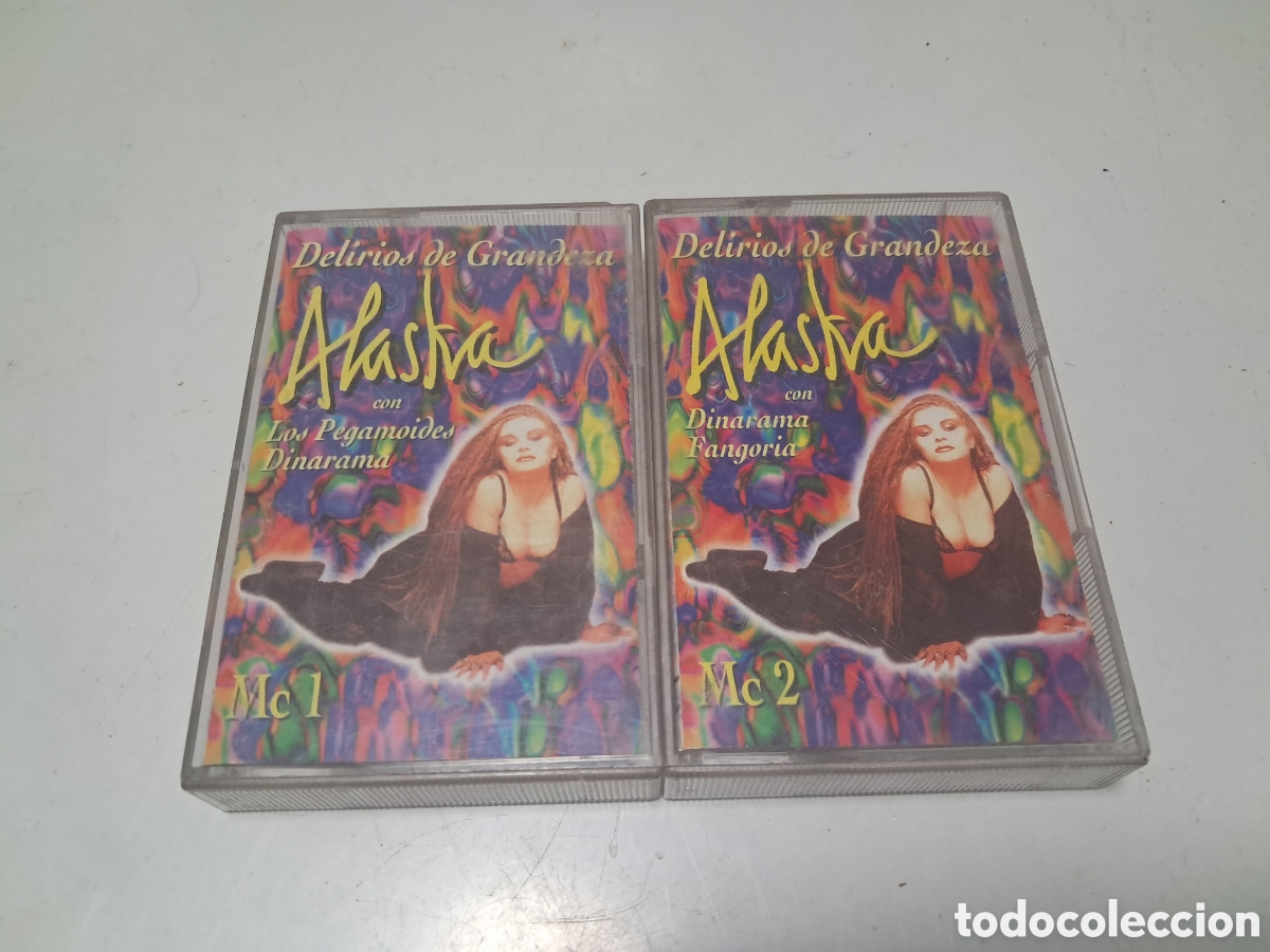 Casetes antiguos: ALASKA - DELIRIOS DE GRANDEZA ( CON LOS PEGAMOIDES, DINARAMA, FANGORIA)