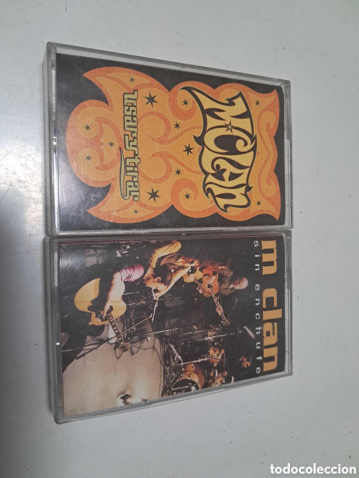 Casetes antiguos: M CLAN,2 CASETTES. SIN ENCHUFE Y USAR Y TIRAR.