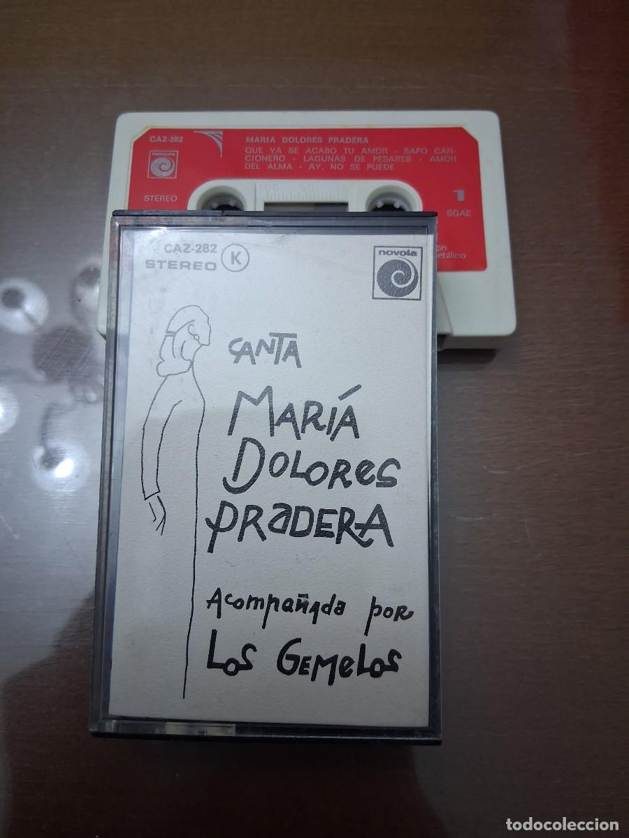 Casetes antiguos: Casete cinta musica CANTA MARIA DOLORES PRADERA ACOMPA&Ntilde;ADA POR LOS GEMELOS
