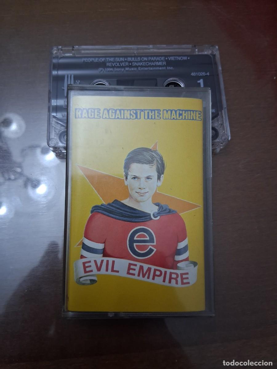 Casetes antiguos: Cinta de m&uacute;sica casete Rage Against The Machine &lrm; Evil Empire