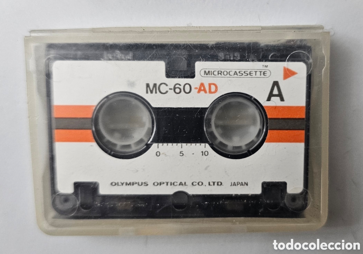 Cassettes Anciennes: MICROCASSETTE OLYMPUS MC-60-AD Made in Japan Usado?