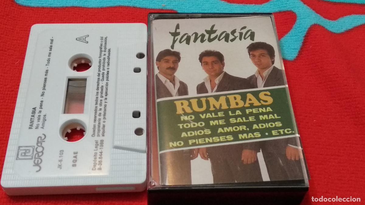 Casetes antiguos: FANTASIA / RUMBAS - 1988 JERCAR - CASETE CINTA CASSETTE