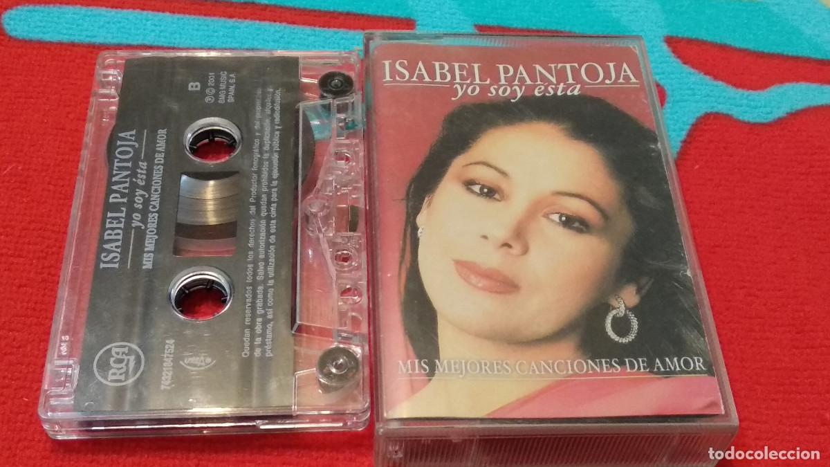 Casetes antiguos: ISABEL PANTOJA / YO SOY ESTAS / MIS MEJORES CANCIONES DE AMOR - 1988 JERCAR - CASETE CINTA CASSETTE