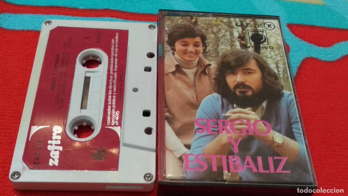 Casetes antiguos: SERGO Y ESTIBALIZ / EX MOCEDADES - 1976 ZAFIRO - CASETE CINTA CASSETTE