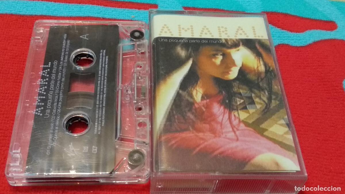 Casetes antiguos: AMARAL / Una Peque&ntilde;a Parte Del Mundo - 2000 VIRGIN - CASETE CINTA CASSETTE
