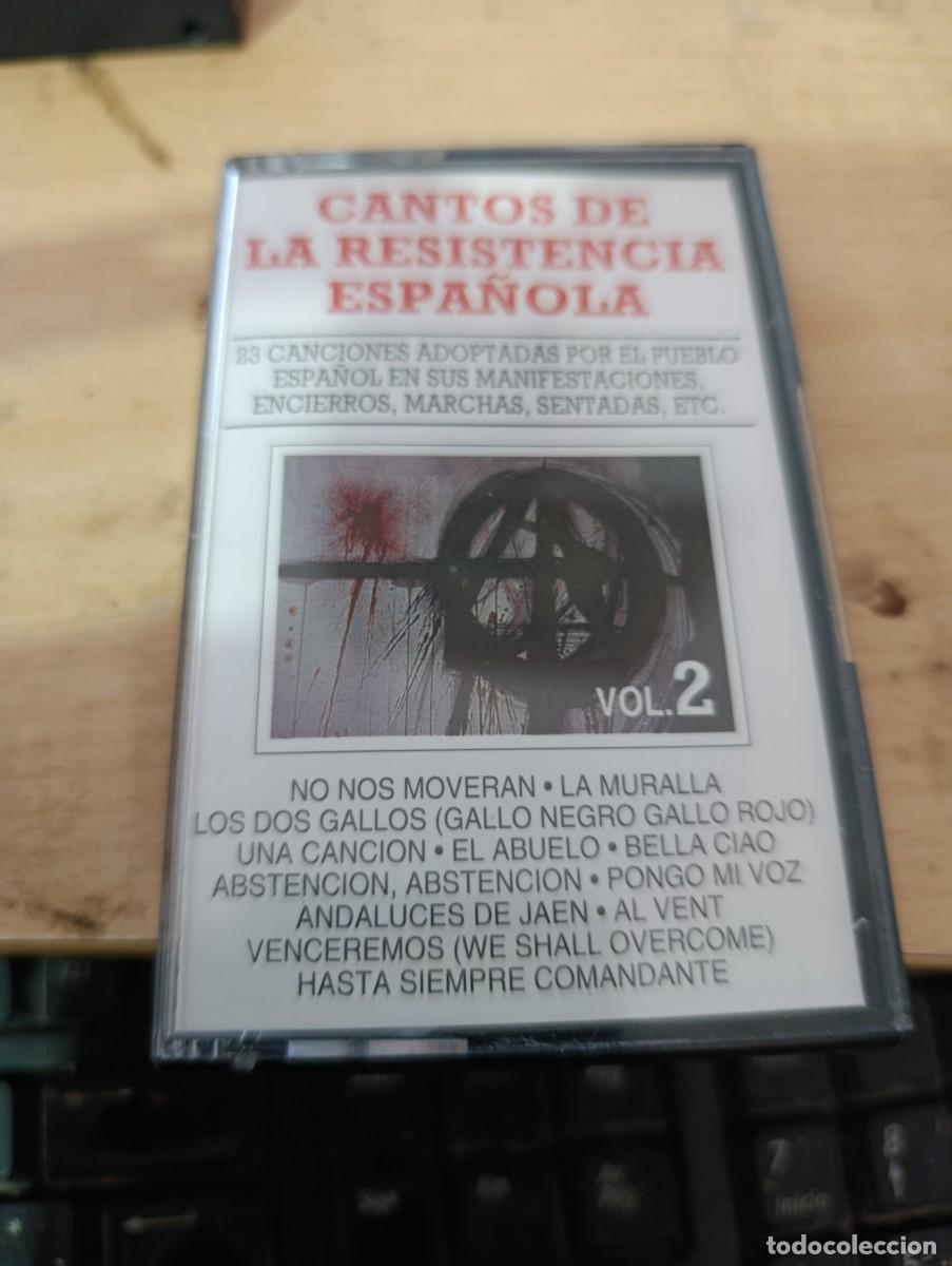 Casetes antiguos: CANTOS DE LA RESISTENCIA ESPA&Ntilde;OLA. VOL. 2. C24F