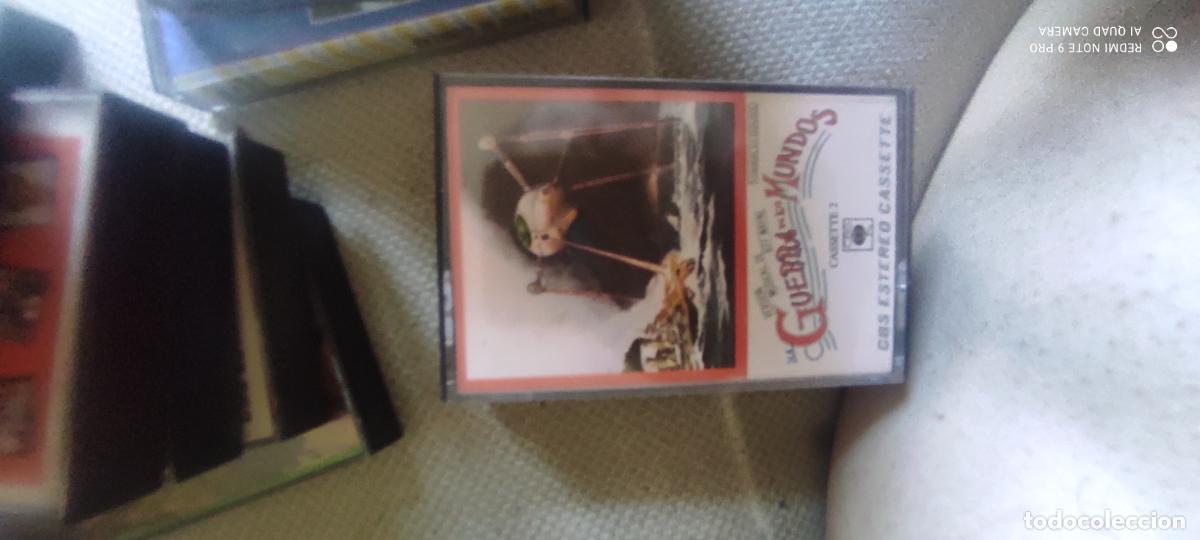 Casetes antiguos: Jeff Wayne &lrm;&ndash; La Guerra De Los Mundos (Version En Espa&ntilde;ol) - DOBLE CASETE CBS 1978 - BSO SINFONICO