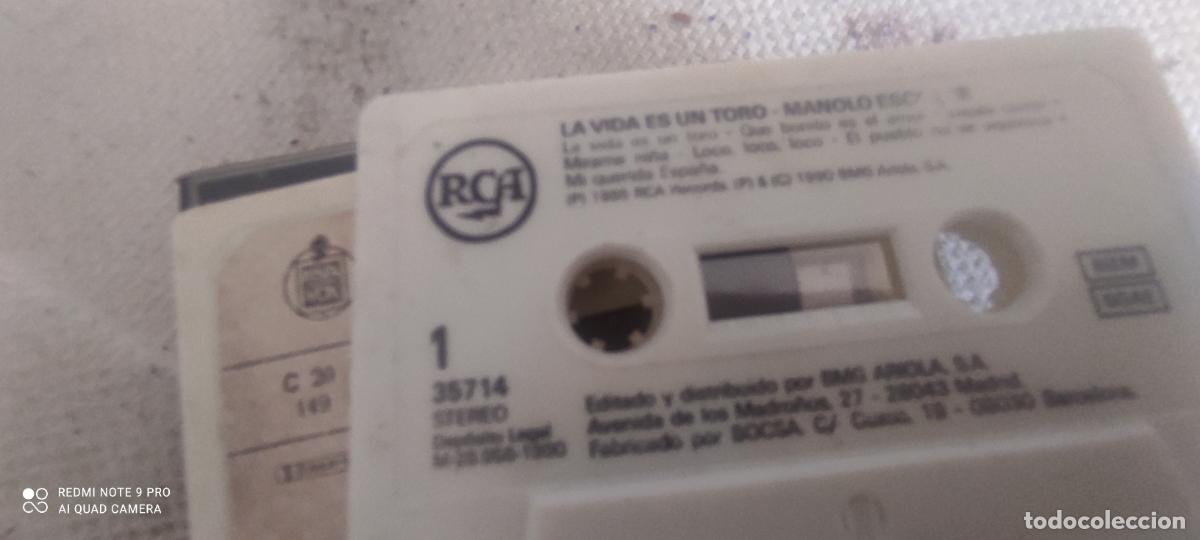 Casetes antiguos: Manolo Escobar. La vida es un toro casette