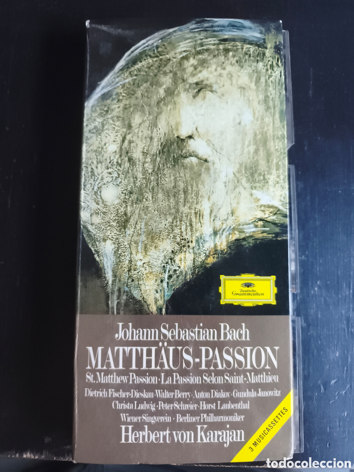 Casetes antiguos: 3 CASSETTES BACH. DEUTCHE GRAMMOPHON