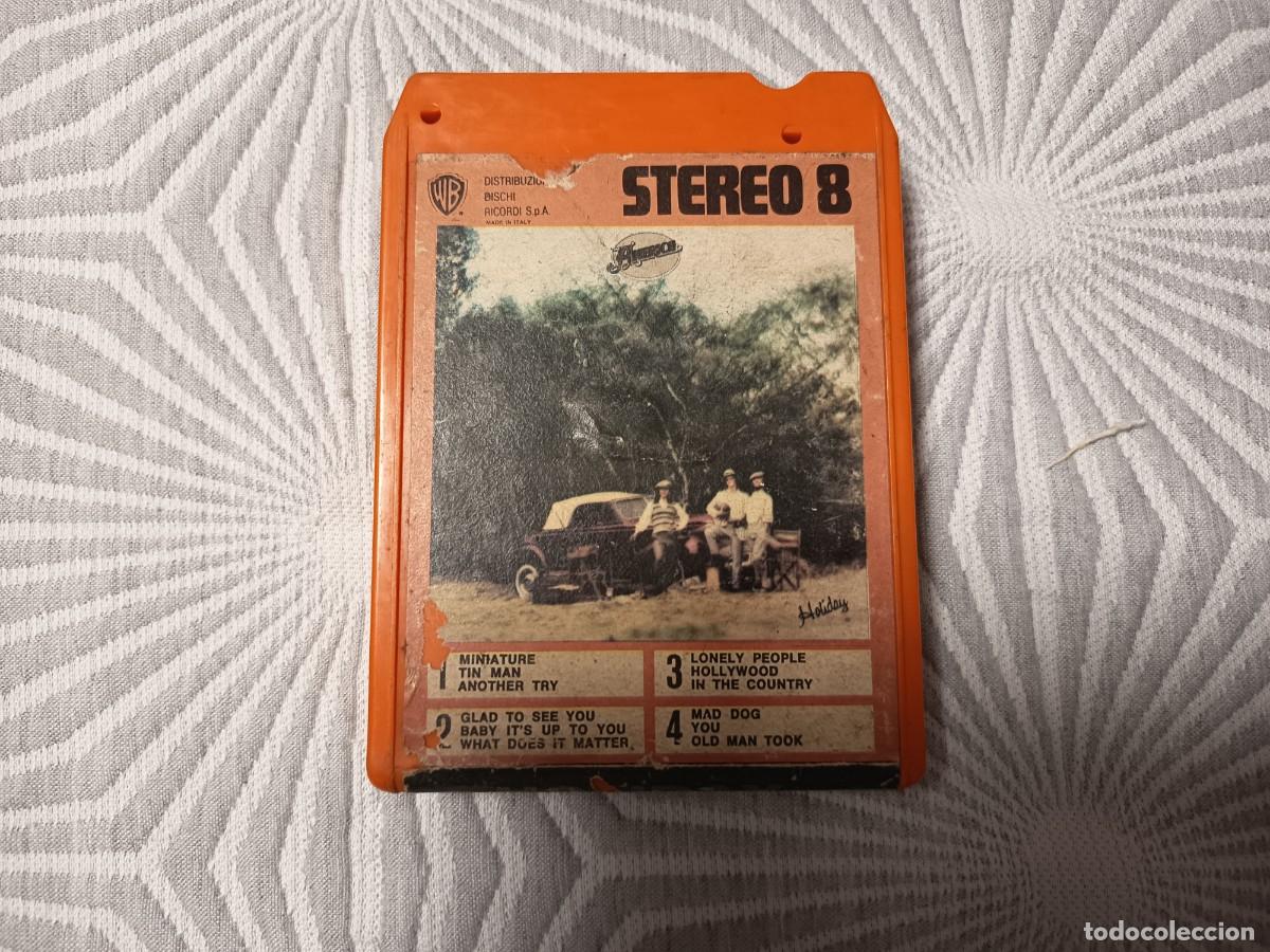 Casetes antiguos: America &ndash; Holiday. 8 track, stereo 8, 8 pistas.