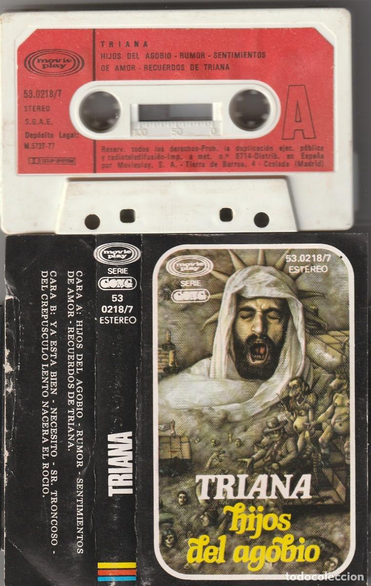 Casetes antiguos: TRIANA - HIJOS DEL AGOBIO (CASSETTE MOVIEPLAY 1977)