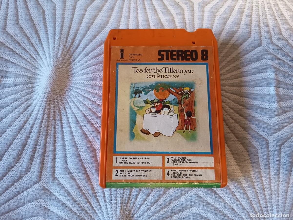 Casetes antiguos: Cat Stevens &ndash; Tea For The Tillerman. 8 track, stereo 8, 8 pistas