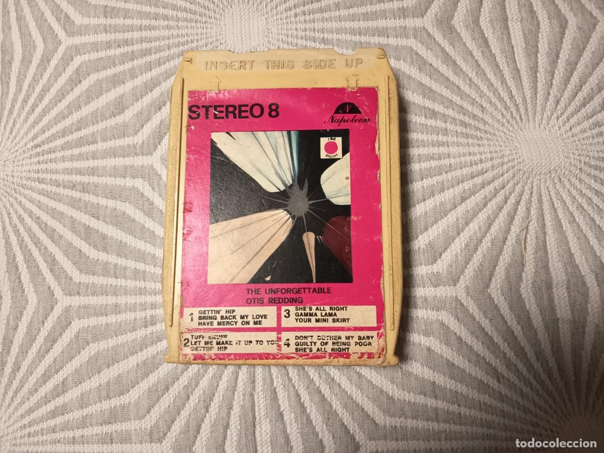 Casetes antiguos: Otis Redding &ndash; The unforgettable. 8 track, stereo 8, 8 pistas