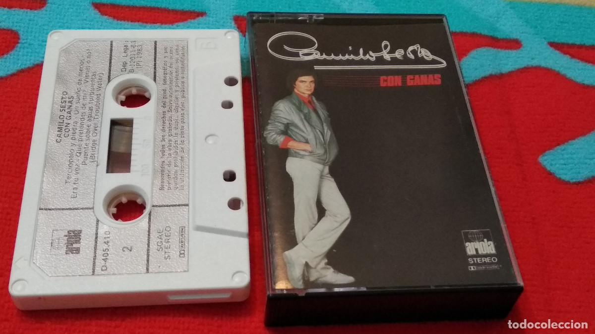 Casetes antiguos: CAMILO SESTO / CON GANAS - ARIOLA 1983 - 12 CANCIONES CASETE CINTA CASSETTE - EN PERFECTO ESTADO