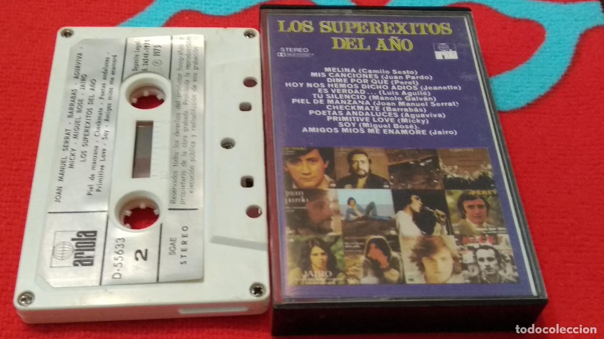 Casetes antiguos: LOS SUPER&Eacute;XITOS DEL A&Ntilde;O - 1975 ARIOLA - CASETE CINTA CASSETTE