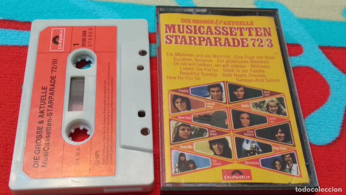 Casetes antiguos: Die Grosse & Aktuelle Musicassetten Starparade 72/3 - 1973 POLYDOR- CASETE CINTA CASSETTE