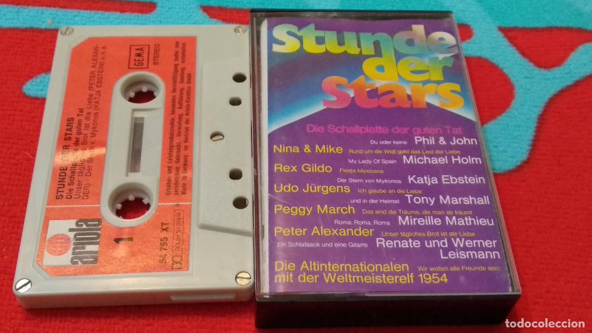 Casetes antiguos: Stunde Der Stars - Die Schallplatte Der Guten Tat - ARIOLA - CASETE CINTA CASSETTE
