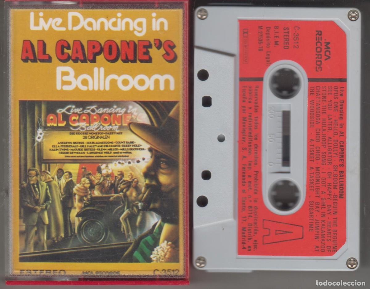 Casetes antiguos: LIVE DANCING IN AL CAPONE'S BALLROOM cassette tape 1976 Spain