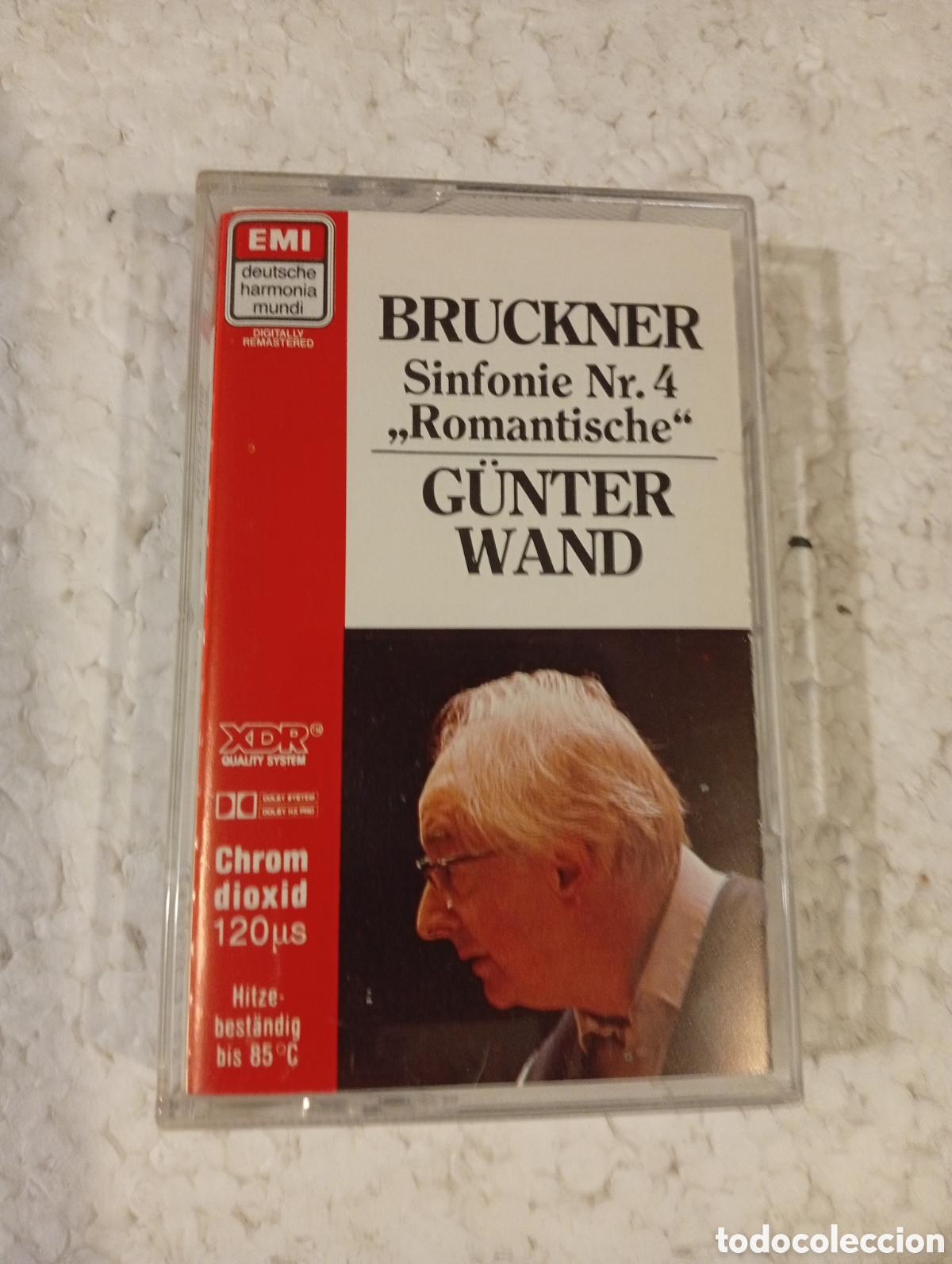 Casetes antiguos: ANTON BRUCKNER. SINFONIE NR. 4 'ROMANTISCHE'. G&Uuml;NTER WAND. K&Ouml;LNER ORCH. EMI.