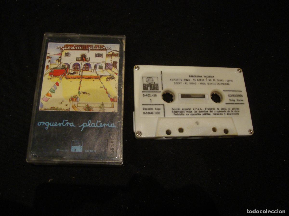 Casetes antiguos: CASETE ORQUESTA PLATERIA