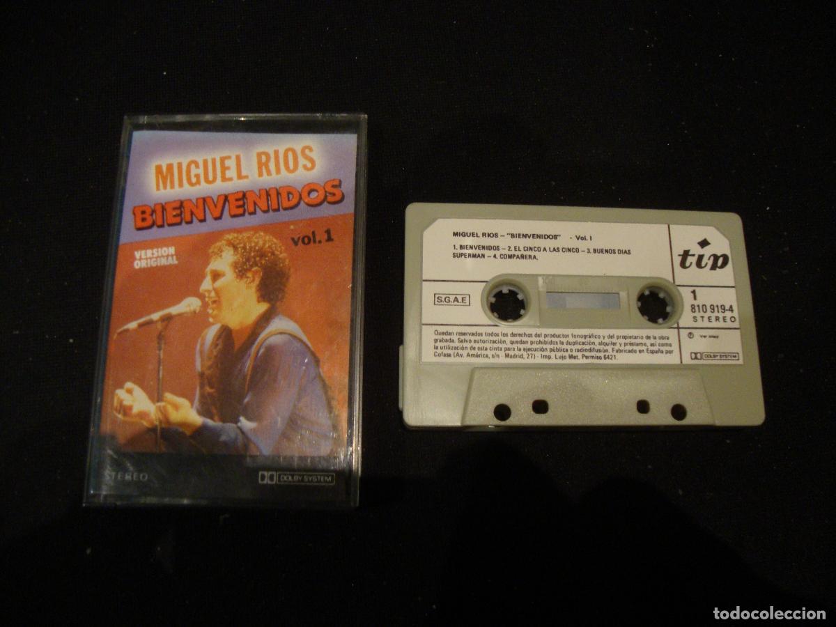 Casetes antiguos: CASETE MIGUEL RIOS BIENVENIDOS